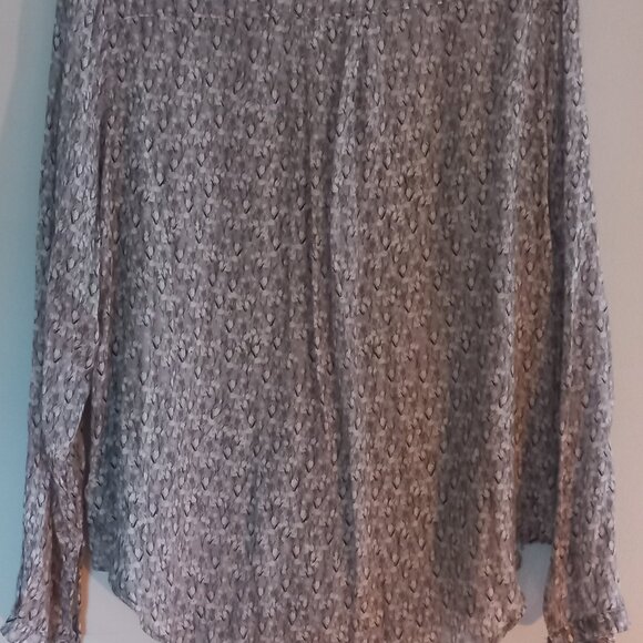 CLOTH & STONE for ANTHROPOLOGIE delicate white flowers blouse - Picture 11 of 12